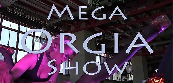  Mega Orgia Show a Madrid con  Mary Rider, Luna Dark, Yukikon e Capitano Eric